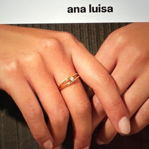 Ana Luisa Jewelry - Aimee ring size 6 gold